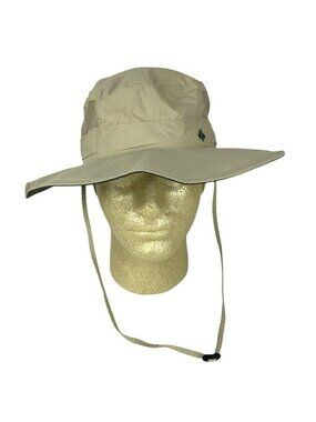 Columbia Bora Bora II Booney Hat Unisex Packable Sun Protection Beige Adjustable